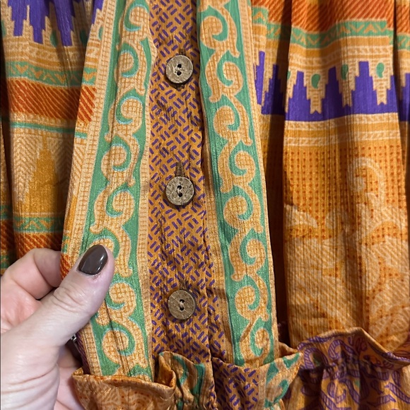 KANTHA MONARCH MAXI SKIRT OOAK - Picture 4 of 6